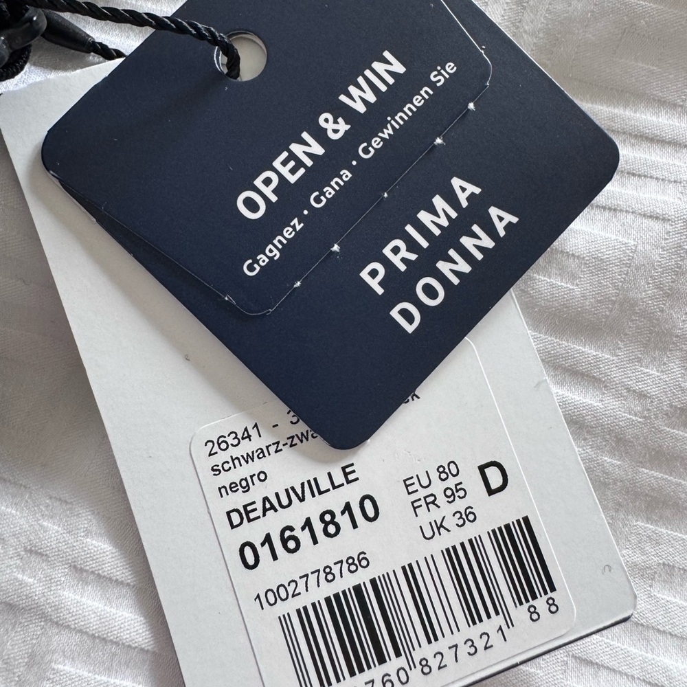 Prima Donna Deauville Black Lingerie